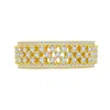Ringos de cluster modelos grade de apicultura anel de diamante completo 925 prata pura com design de alta qualidade no estilo instagram leve de luxo versátil