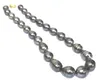 Enormous Natural Peacock Black Tahitian South Sea 1113mm Pearls 18quot Necklace5045287