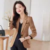 Kvinnors kostymer formell professionell eleganta blazers jackor takar kvinnor kontor damer affärsarbete slitage karriärintervju outwear tops plus