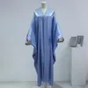 Abayas musulmanes Smocking Sleeve Out Kaftans Femmes Jilbabs Cardigan Mabillage Islamic Vêtements Dubaï Saudi Robe Turc 240423