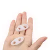 NEU 2PCS = 1PAIR HALLUX VALGUS SILICONKORKREKTER Gel Foot Care Toe Separator Little Finger Protector Glätterer Pediküre für Gelzehenabscheider