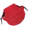 Dog Apparel Fashion Pet Baseball Forniture decorative a punta per cucciolo (Red S)