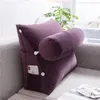Pillow Triangle With Adjustable Headrest Pillows For Bedroom Living Room Reading Back Supporter Detachable Sofa Cusion
