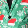 Męskie garnitury mody przyciski mody Blazers Buttons Casual Suit Płaszcz Świąteczny Kurtka Slim Fit Blazer Costume