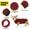 Costume de récupération de vêtements pour chiens chiot nappies physiologiques après les vêtements professionnels pour animaux de compagnie empêchent les blessures de léchage