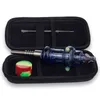 Headshop666 NC102 OD 32 mm Dab Rigglas Bong Rauchleitungen Beutel Set 510 Titankeramik-Spitzen Quarz Banger Nagel Dabber Werkzeug Siliziumglas verschüttetem Blasenwasser Bong