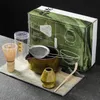 Teaware sets 4 stcs 7 pc's/set Japanese matcha blender set bamboo whisk matcha borstel theelepel oven oven theeset drankje winkel thee-making tools