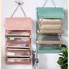 Cosmetic Bags 4-Layer Roll-Up Makeup Bag Large Capacity Travel Storage Foldable Toiletry Organizer