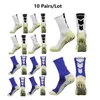 10 par/Partia Anti Slip Football Women Outdoor Sports Grip Football Football Yoga Socks 2024 240425