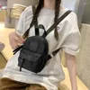 Backpack Korean Style Nylon Mini para mulheres viagens à prova d'água 2024 bolsa de ombro de verão meninos e meninas