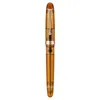 Asvine V126 Vacuum remplissage Fountain Pen EF / F / M NIB Beau ensemble de cadeaux Transparent brun marron / mat