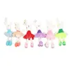 42cm Cute Rabbit Wear Cloth With Dress Plush Toy Stuffed Soft Animal Dolls Ballet Rabbit For Baby Kids Birthday Gift