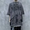 T-shirts voor heren Gothic Hip-Hop Mens T-shirt Gedrukte grafische T-shirt Grootte Anime Y2K T-shirt Harajuku Punk T-shirt T-shirt T-shirt Topl2403