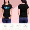 Polos da donna Aqua - T -shirt del logo della band divertenti abiti estivi camicie strette per donne