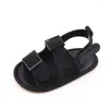 Erste Wanderer Babyschuhe Sommer Sandale coole Stil hochwertiger PU- und TPR-Anti-Schlupf-Sohle Toder Wanderschuh 0-9-18 Monat 2024 Mode