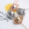 Jewelry can be opened multi-layer wing ball pendant Angel Wing Necklace photo box