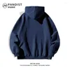 Hoodies masculins American Spring and Automne Men Femmes plus cachemire Couleur solide à sweat à sweat décontracté de la mode décontractée