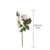 Velvet Rose Holiday Simulation fleurs de mariage artificiel Supplies salon holdage décoration de maison en soie 240429