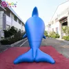 10 m lang (33 Fuß) Outdoor Carnival Parade Werbung aufblasbare Riesendelphin -Modelle Luftballons Cartoon Animal für die Dekoration von Luftgebläse mit Luftgebläsesportarten