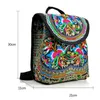 Rucksack Frauen floral gestickte Reise Schulter Rucksack Geschenk Bohemian Crossbody Taschen Sommer