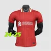 Maillot de Football Salah Darwin Soccer Jerseys 2024 2025 Saison Red Home Cities Away 24 25 Red Third White Black Shirt Third Shirts Men Kids Jersey Redsmohamed