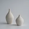 Vasi Nordic Style Vase Decorazione per la casa semplice MODERNA Ceramica grigio per ufficio bianco moderno con fiori secchi