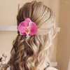 Hair Accessories 3Pcs Elegant Butterfly Orchid Hairpin Girls Hawaii Beach Clip Women Vacation Hairpins Bridal