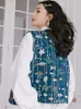 Damesvesten BVZW Onregelmatig Vest voor vrouwen V-hals Mouwloze afdrukken met één borsten Design Losse mode 2024 Kleding 25Z4143