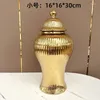 Vasen Handicraft Der Eingang Luxus Tank Vase Plated Style Gold Dekoration weich