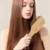 Haarram set groot haar houten haarborstel hoofdhuid massagekam 6-delige luchtkussen haarkam ontharing borstel 240428