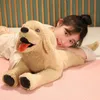 Simulation Labrador chien en peluche jouet réaliste animal chiot poupées en peluche caricaturé douce somnifère toys pour enfants cadeau d'anniversaire 240426