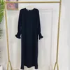 Etnische kleding Ramadan Moslimvrouwen Gebed kledingkleding Maxi -jurk bescheiden Abaya Kaftan Dubai Turkije gewaad Arabische jurk Islamitische Abayas Caftan