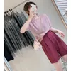 Party Dresses Grant Wind Professional Light Cooked Women's Hong Kong Flavor Set Age Reduction Casual Fashion Shorts Two Sets Summer Dress