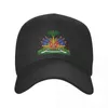 Czapki kulkowe haiti herb baseball czapka bobble kapelusz urodzinowy mężczyzna damski