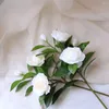 Fiori decorativi decorazione del matrimonio tavolo da pranzo fiore artificiale Simulazione finta gardenia falsa