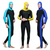 Frauen Badebekleidung upf 50 lycra ein Stück Badeanzug Ausschlagschutz Langarm mit Kapuzentauchanzug Anti UV Surf Männer Frauen Sonne Schutz