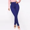 Dżinsy damskie seksowne kobiety niebieskie szczupłe, chude jeansowe dżinsowe elastyczne umyjne spodnie ołówkowe spodnie uliczne ciasne spodnie