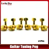 Accessoires 6pcs Auto verrouillé Locking String Guitar Tuning Pegs Keys Taillers Machine Heads for St TL Electric Acoustic guitar Gold