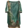 Casual jurken vintage losse jurk vrouwen uitgehold uit zomer feest boog boho green maxi elegant a line mini y2k vestidos