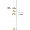 Dekorative Figuren Bwinka Peacock Wind Chimes Klassische Metallbronzeglocken Feng Shui für glückliche Safe Home Garden Terrasse Dekoration Dekoration