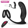 Yutong Phanxy männliche Prostata -Massage Vibrator Anal Plug Silicon Prostata Stimulator Butt Plug Dely Ejakulationsringspielzeug für MEN6697757