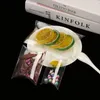 Geschenkverpackung 50pcs Transparent PVC Box Kissen Form Candy Boxen Clear Taschen Snack Schmuck Lagerung