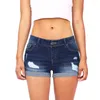 Short féminin été sexy haute taille occasionnelle hipster denim streetwear streetwear trou de la mode