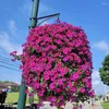 Decorative Flowers Indoor Outdoor Artificial Flower Elegant Morning Glory Centerpiece For Home Office Or Wedding Decor Realistic