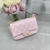 Le dernier petit sac à bandoulière à chaîne de couleurs sac à bandoulière Mode Match Match Diamond Grain Sac 21 * 6 * 15 Ventes directes d'usine de Great