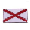 Broches Spaanse Empire Flag Rapel Pin Kruis van Bourgondië Broche Nationaal Decor