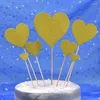 Party Supplies Love Cake Top Hat Memorial Day Decoratiekaart voorstel Rode bruiloft Verjaardag