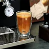 Kaffeetöpfe Bincoo Hitzeresistente Glas Tasse Doppelschicht handgespannte kreative Milch Nachmittagstee für Home Office und Restau