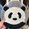Teppiche 40 40 cm Cartoon Tiersitz Kissen Plüsch runde Anti -Schlupf -Panda Polarbär süße Matte weiche Wohnzimmerdekoration