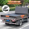 VeVor 18oz PVC Dump Truck Tarp Folding Mesh Awning Tarpaulin Rainproakt tyg Dubbelfickor Trailer Skugga för utomhusträdgård 240420